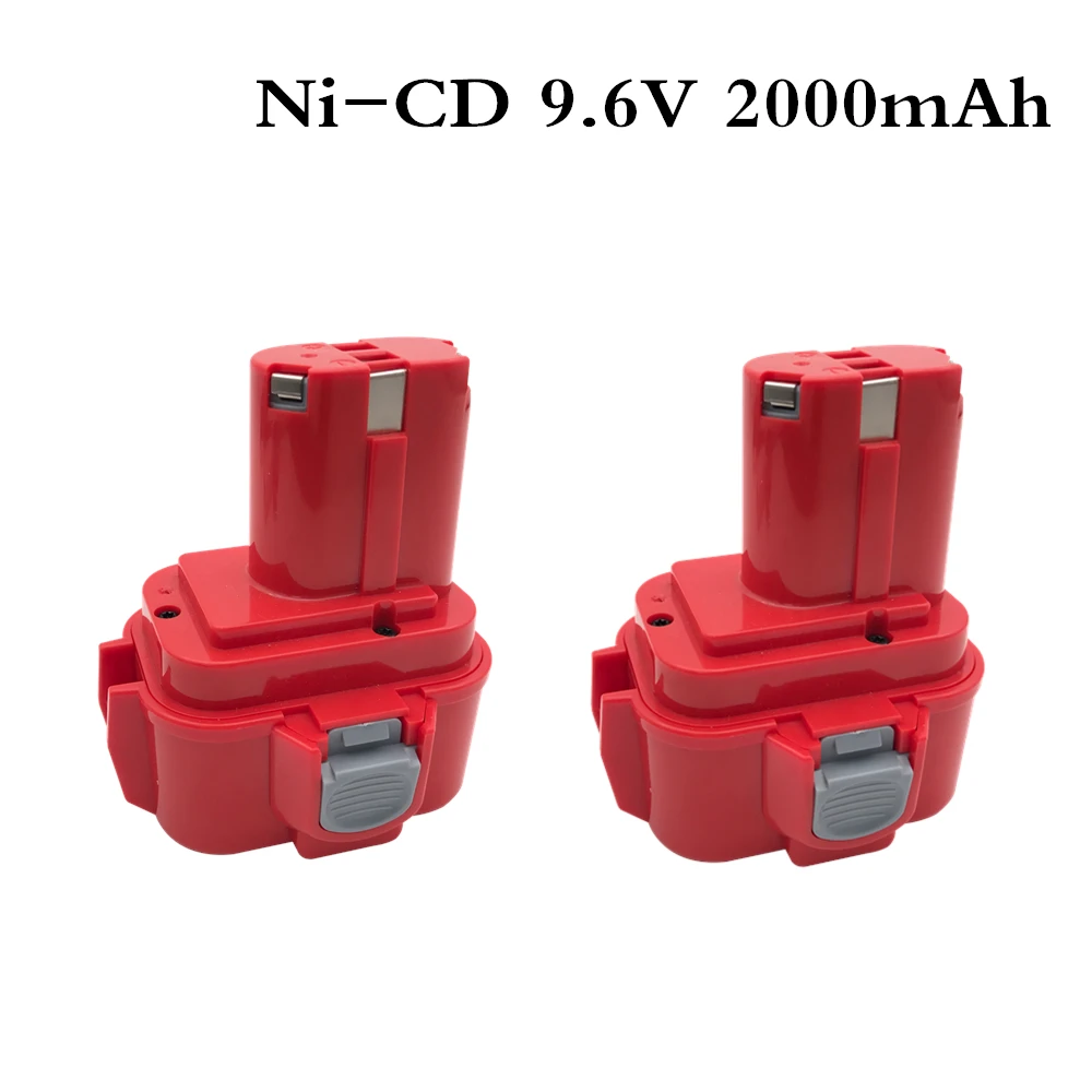 2 PACK 2000 мА/ч, 9,6 V 2.0Ah Мощность инструменты Батарея для MAKITA 9120 9122 9133 9134 9135 9135A 6222D 6260D L10 никель-кадмиевый аккумулятор - Цвет: 2 PACK