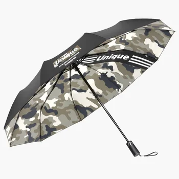 

Automatic umbrella student umbrella men's trend automatic folding umbrella rain dual-use wind-resistant portable travel umbrella