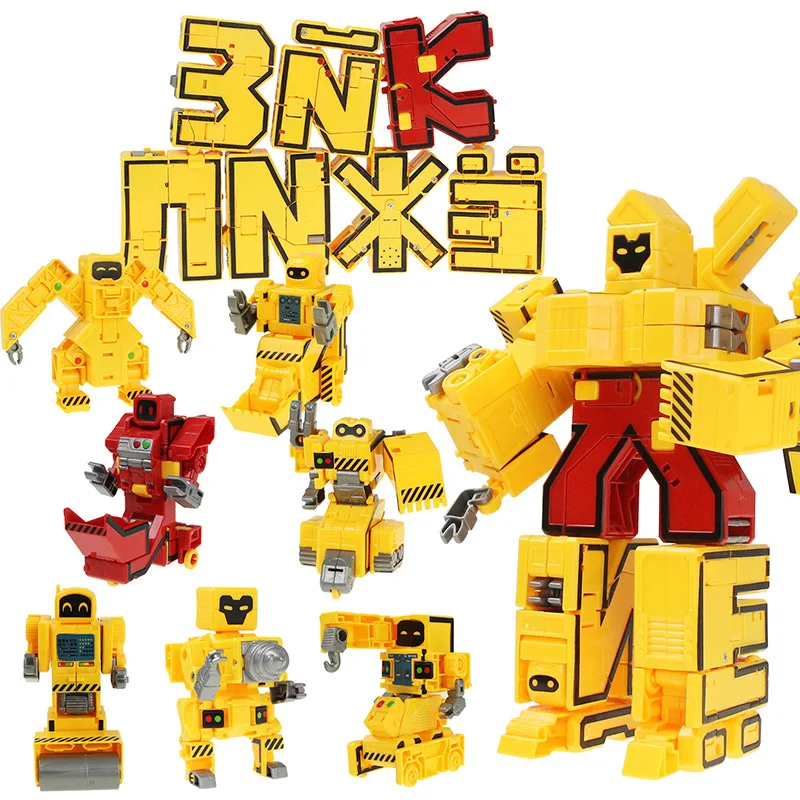 

Engineering Deformation Robot Engineering Vehicle Model CHILDREN'S Toy Set Russian Boy Toy Car New Products