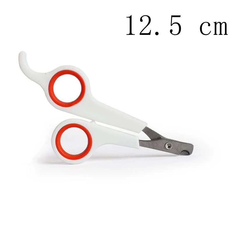 Two Colors Fashion Style Dog Nail Trimmer Pet Dog Cat Bird Claw Stainless Steel Beauty Nail Clipper Set Pet Nail Clipper - Цвет: red