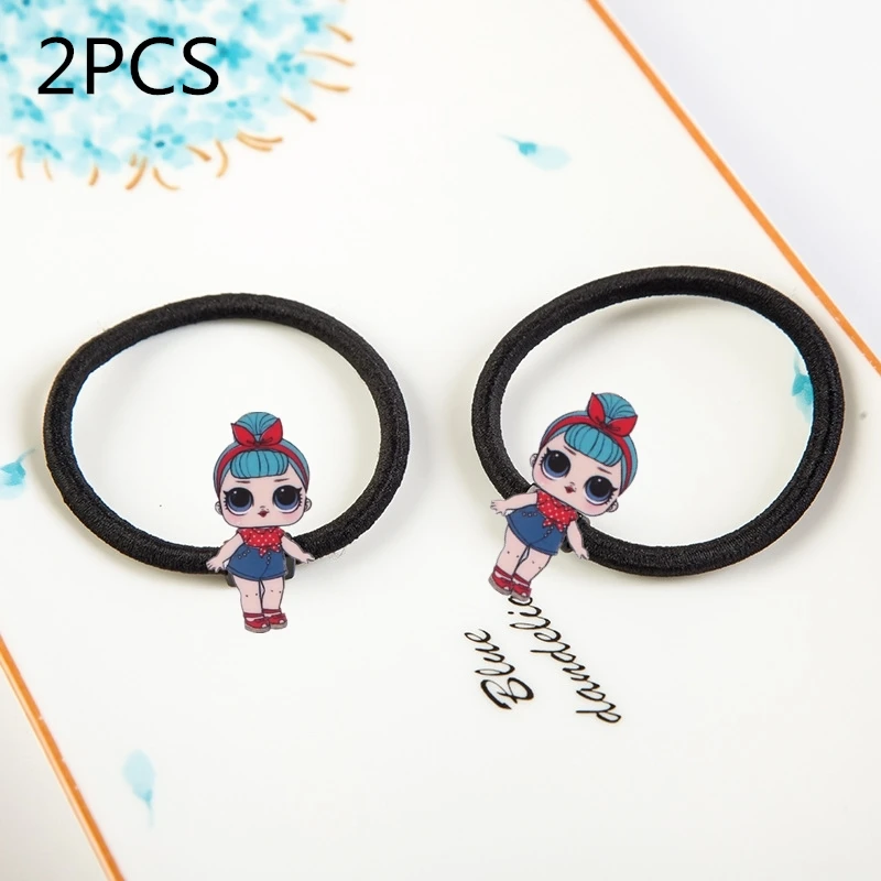5-2pcs 4 шт./компл. для маленьких девочек повязка на голову для малышей с Микки-Маусом и бантом Детские аксессуары для волос заколки изображением русалки, купальный костюм с добавлением конского волоса; клип - Цвет: 5-2pcs