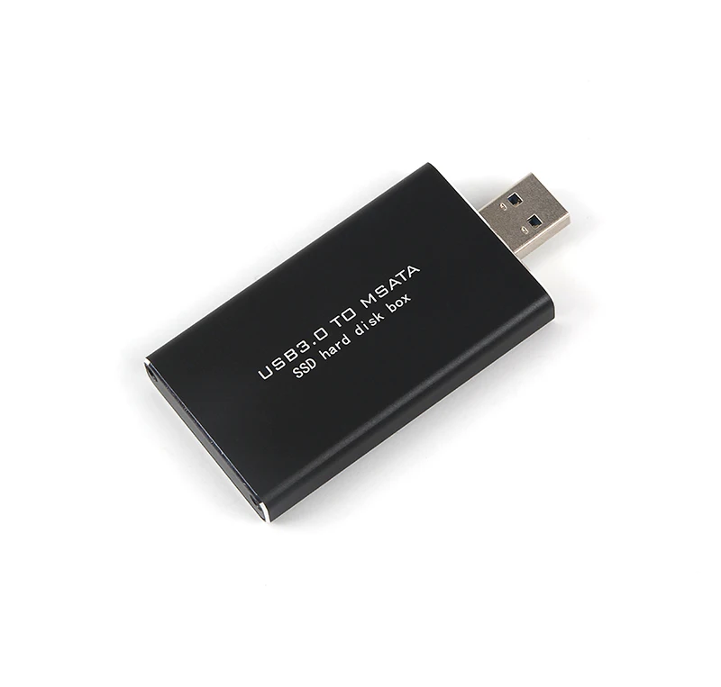 MSATA к USB 5 Гбит/с USB 3,0 к mSATA SSD корпус USB3.0 к mSATA чехол адаптер жесткого диска M2 SSD Внешний HDD мобильный ящик ASM1153E