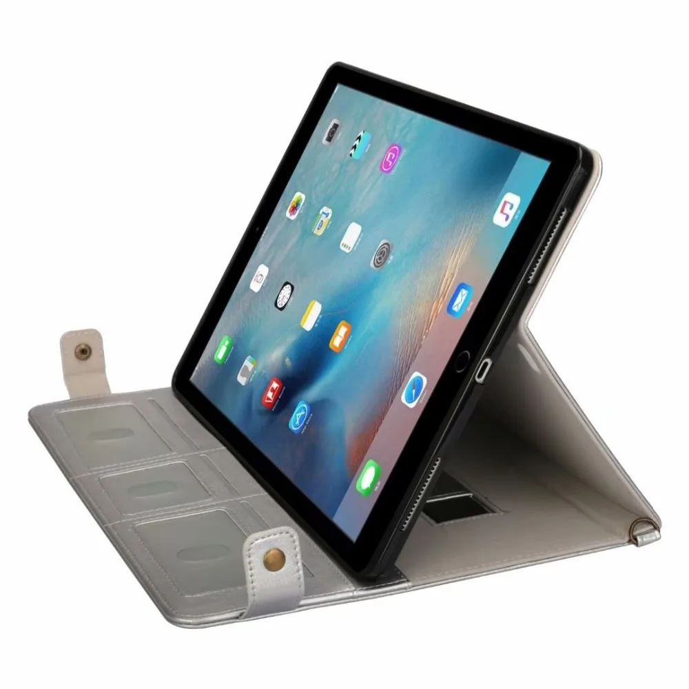 Чехол для планшета для IPad Pro 12," бизнес роскошный кожаный чехол с карандашом держатель задняя крышка ручной защитный ремень Funda+ ручка
