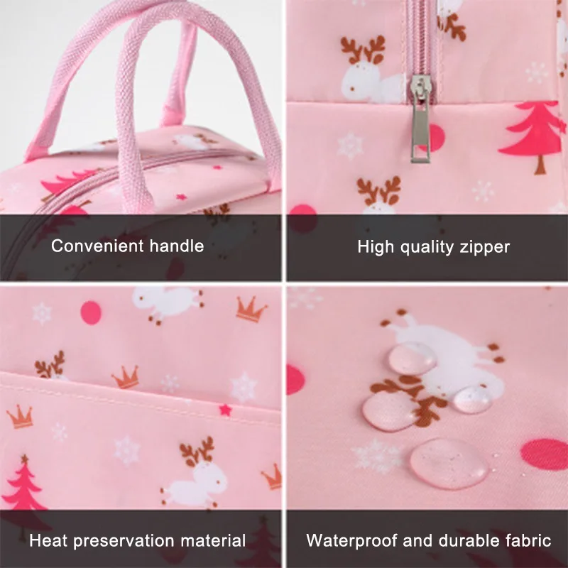 Lot De 2 Sacs Isothermes Repas - Réutilisables, étanches, Pour école, Bureau Et Pique-nique