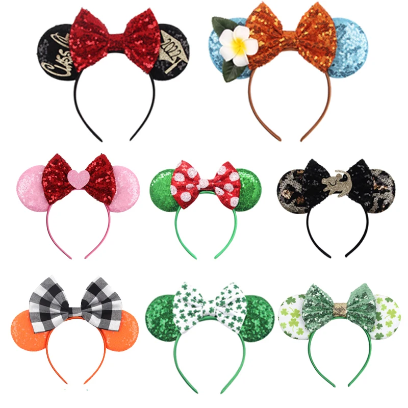 10 pc LOT Mickey Minnie Mouse Ear birthday headband party favor disney adult kid 