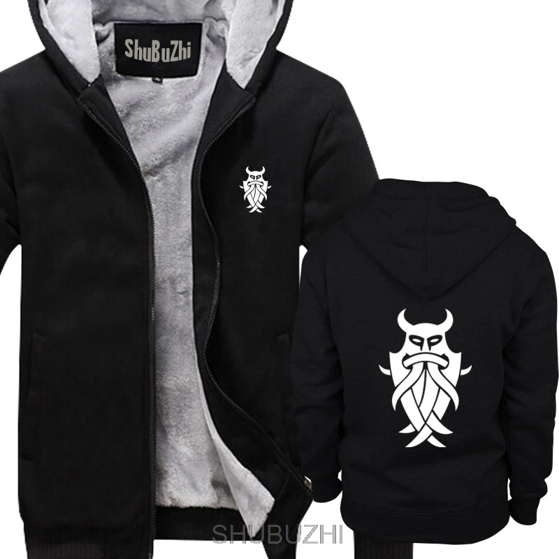 Норвежский викинг Pagan Valknut рунный круг Толстовка S-5XL Viking Thor Valhalla мужское зимнее пальто куртка sbz4283