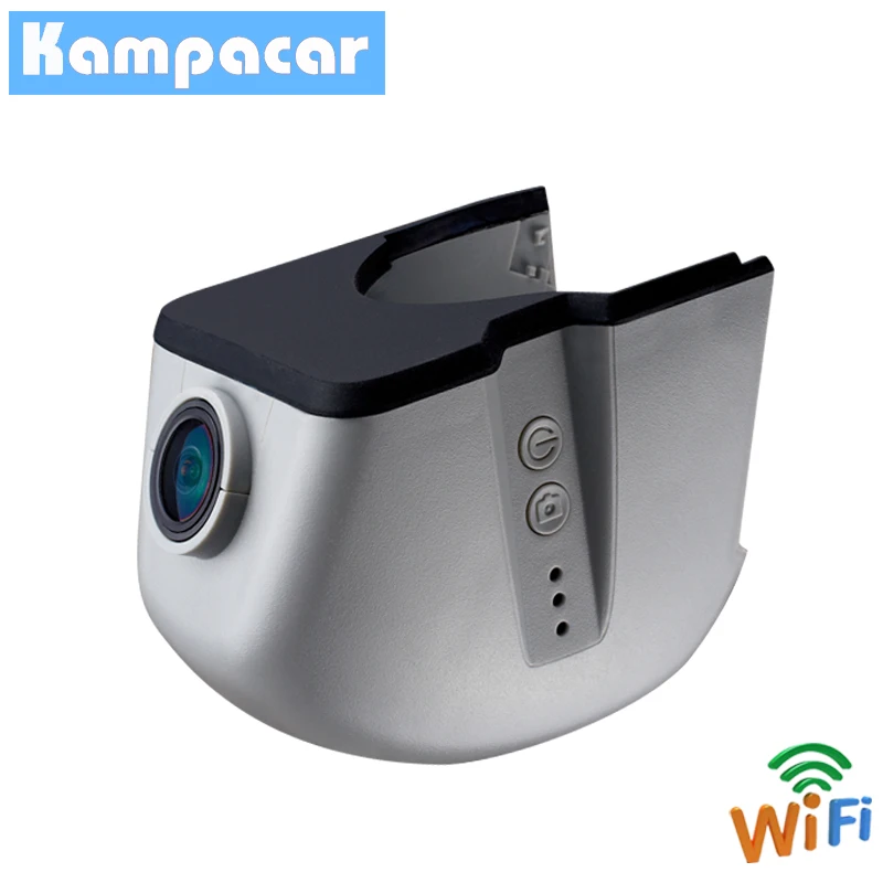 Kampacar зарядное устройство с двумя выходами для автомобиля, Wi-Fi, DVR камеры для Audi A3 A4 b7 A5 b8 A6 4F C6 Q7 4l 2006 2007 2008 2009 2010 Dash Cam авто автомобильных видеорегистраторов