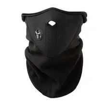 TSAI Теплая Флисовая велосипедная полумаска для лица, защитный колпак для лица, для езды на велосипеде, лыжах, спорта на открытом воздухе, зимний шарф для защиты шеи, теплая маска