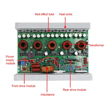 

All-in-One Inverter Bare Board 12V 24V 48V 60V to 220V 110V Pure Sine Wave Vehicle Household
