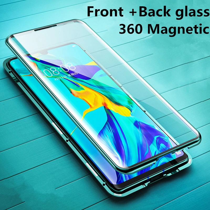 Для huawei P30 Pro чехол Роскошный Передний+ задний Магнитный чехол для huawei P30 lite P30