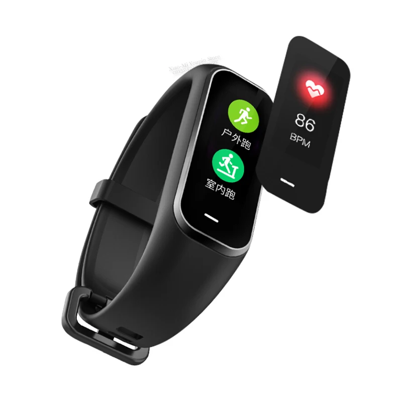 Xiaomi Hey Plus 1S Smartband 0,95 дюймов цветной экран Встроенный Многофункциональный монитор сердечного ритма Hey+ 1S Band