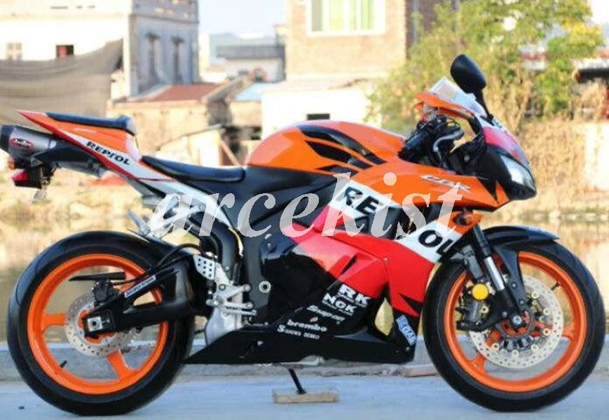 4 подарки литья под давлением ABS Полный обтекатели Подходит для HONDA CBR600RR F5 2009 2010 2011 2012 09 10 11 12 набор кузова Repsol