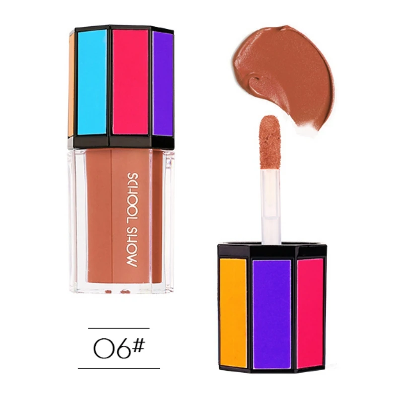 Moisturizing Red Velvet Matte Lip Gloss Waterproof Cherry Red Liquid Lipstick Lip Tint Lasting Lip Gloss Makeup MKXJ - Цвет: 6