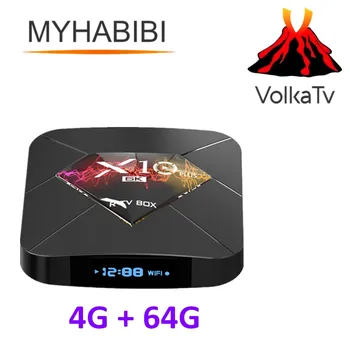 

IPTV Android 9.0 Subscript Volka X10 Tv Box Allwinner H6 IPTV Smart 6K Volka Android IPTV X10Plus 4GB 64GB Set Top Box