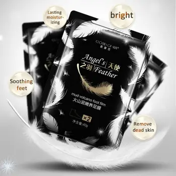 

Volcanic Mud Remove Foot Exfoliating Foot Mask Whitening Anti-Aging Moisturizing Peeling Skin Socks Feet Skin Care TSLM1