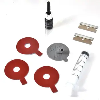 

Car Windshield Repair Kit Tools Auto Windshield Repair Injector Door Handle Protective Decorative Stickers
