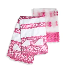 Базен riche ткань хлопок brode getzner riche getzner черный нигерийский вышитый тюль кружевная ткань 5+ 2 ярдов/партия KY