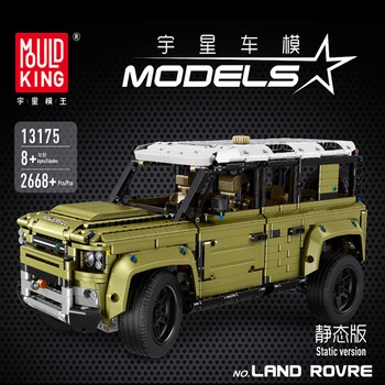 

MOC 13175 Technic Series Land Car Rover Defender Off-road Vehicle SUV Model Building Blocks Bricks compatible with 42110 Toys