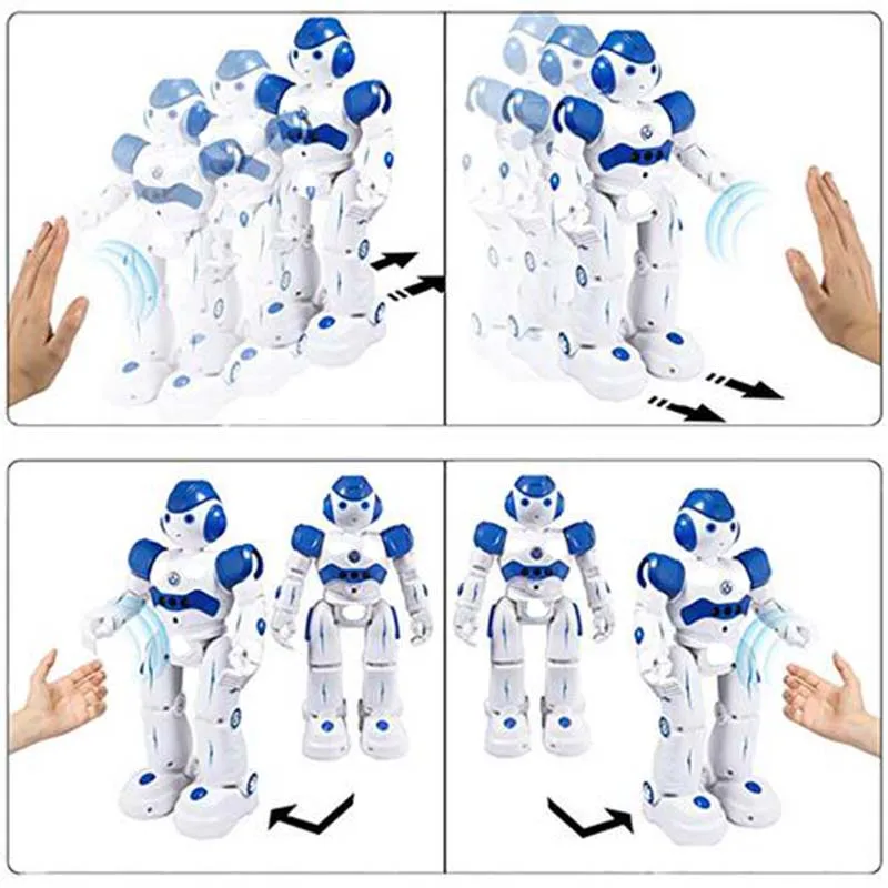 Educational Intelligent RC Robot Remote Control Programmable Robotics Toy Kids Birthday Gifts