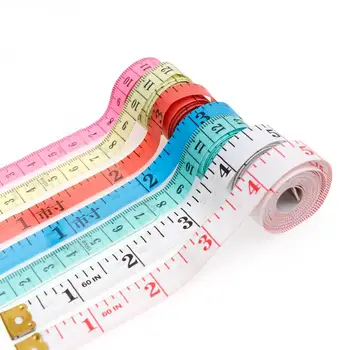 

Random Color 1.5m Measuring Ruler Meter Sewing Measuring Tape Body Sewing Ruler Sewing Tailor Tape Measure Soft