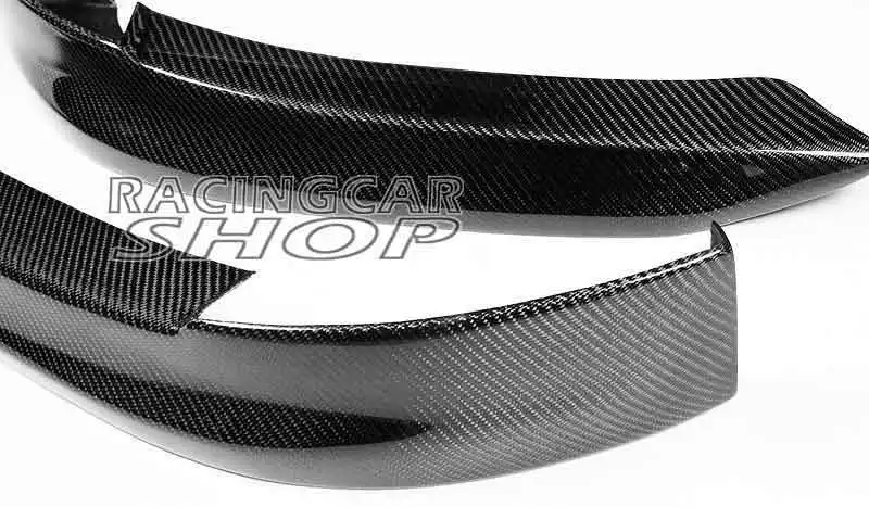 REAL Carbon Fiber Front Bumper Splitters Lip SPOILER for BMW E60 E61 5-SERIES 2003-2007 1PAIR