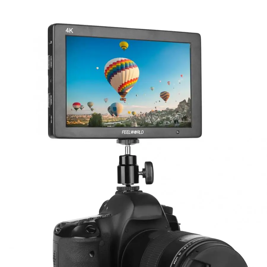 

Feelworld T7 Lightweight Monitoring 7 Inch Ips Screen 4K Full HD on Camera Monitor for DSIR Cameras Photography Monitor