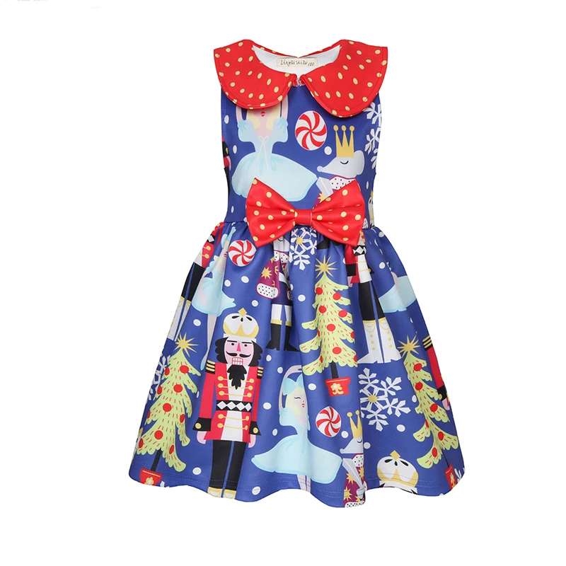 

2019 Girls Christmas Dress Fairy Tale Princess One Piece Costume Thanksgiving Dresses For Girls Birthday Party Nutcracker Dress