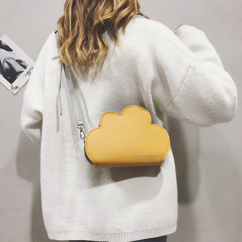 

Cloud Modeling Pillow Simple INS Hong Kong Style One-Shoulder Oblique WOMEN'S Bag