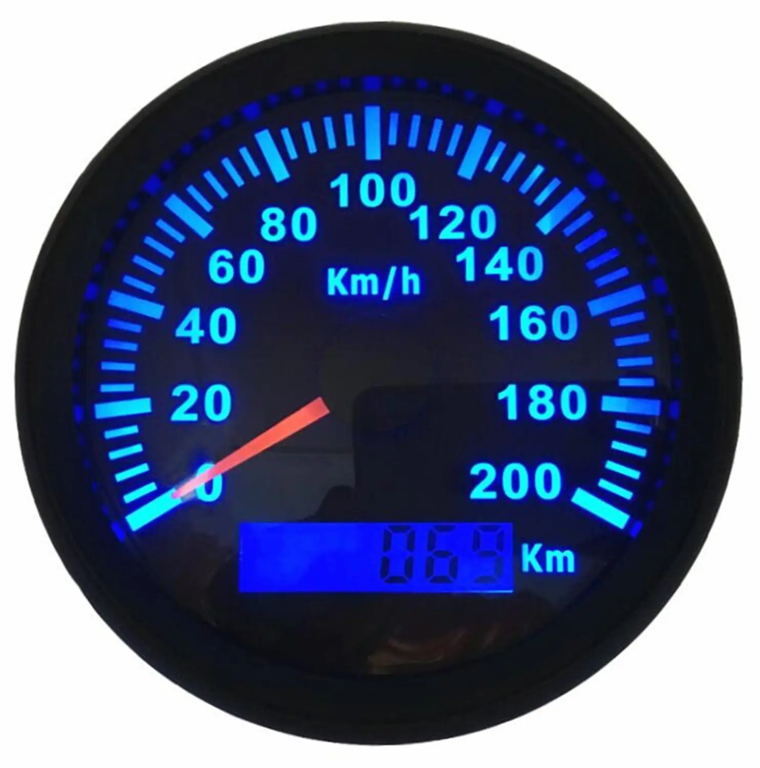 Free Shipping 1pc 0 200km/h Gps Speedometers Modified 85mm Speed