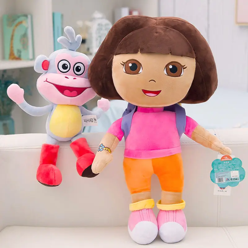 Genuine 15-30cm Dora the Explorer Boots swiper cartoon Plush Soft stuffed Doll Children Toy kids Birthday Christmas gift