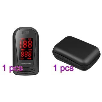 

Fast Ship! Medical Pulse Oximeter Household Digital Finger Pulse Oximeter Blood Oxygen Saturation Meter SPO2 Monitor With Case