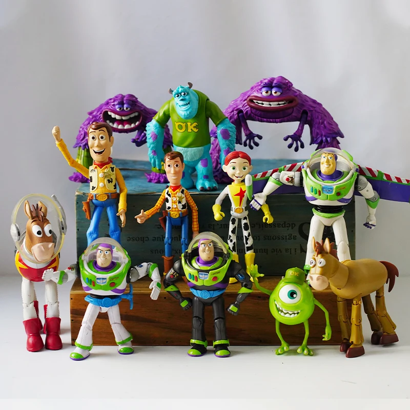 Toy Story Woody Buzz Lightyear Y Jessie Toy Story Set De Figuras De