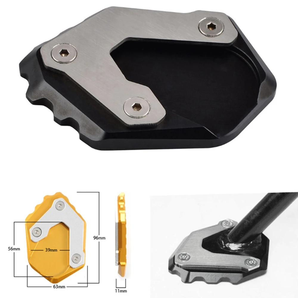 

For BMW F750 850GS R1200GS LC 2015 2016 2017 2018 Adv CNC Kickstand Side Stand Vergroter Plaat Extension Pad