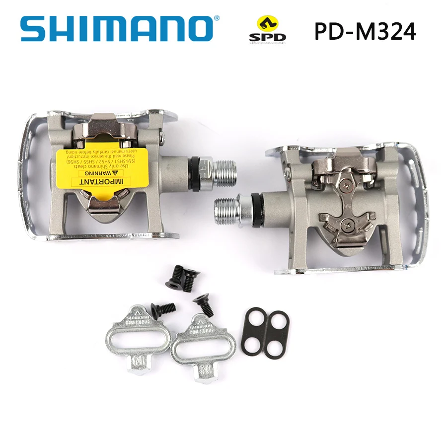 Shimano PD M324 педаль SPD MTB дорожные педали включают в себя бутсы SM SH56 набор горный