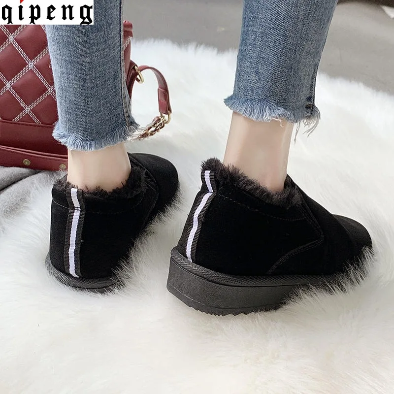 

Comfortable Home Brushed And Thick with Heel Warm Indoor All Edges Included Care Winter Cotton Slippers WOMEN'S Bag Heel Hairy-