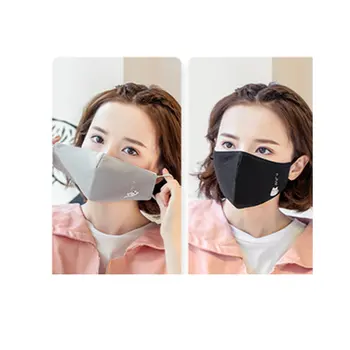 

3-Layer Anti-Fog and Haze Masks for Winter Warm and Breathable Men and Women With The Same Filter Dustproof PM2.5 Masks Cotton