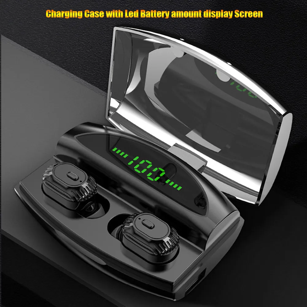XG20 TWS наушники гарнитура 5,0 Bluetooth наушники беспроводные наушники спортивные Игровые наушники с цифровым дисплеем зарядная коробка
