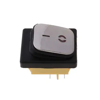 

2Pcs Waterproof Rocker Switch Stainless Steel Surface 30A 220V LED 4Pin IP67 On-Off for Stove Washing Machine