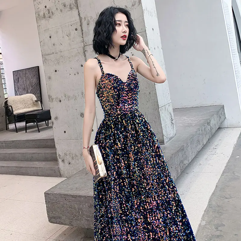 Вечерние платья для выпускного вечера с отделкой бисером и блестками; vestido de noiva sereia; платье; robe de soiree vestido novia
