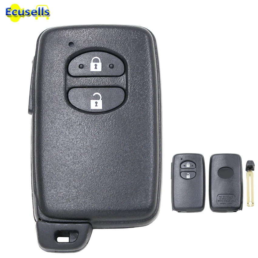 Замена 2 кнопки дистанционного ключа чехол fob для Toyota Land Cruiser Prado 2010 2015 Avalon Camry Highlander