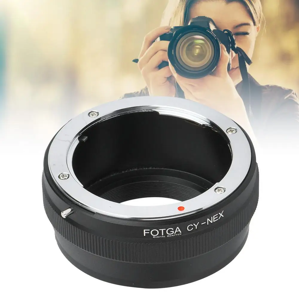 Переходное кольцо для объективов FOTGA кольцо-адаптер для объектива Contax CY объектива к костюму для sony байонетное крепление типа Е NEX-3 NEX-5 NEX-7 5C 5N 5R Камера Крепление-адаптер для объектива кольцевой конвертер