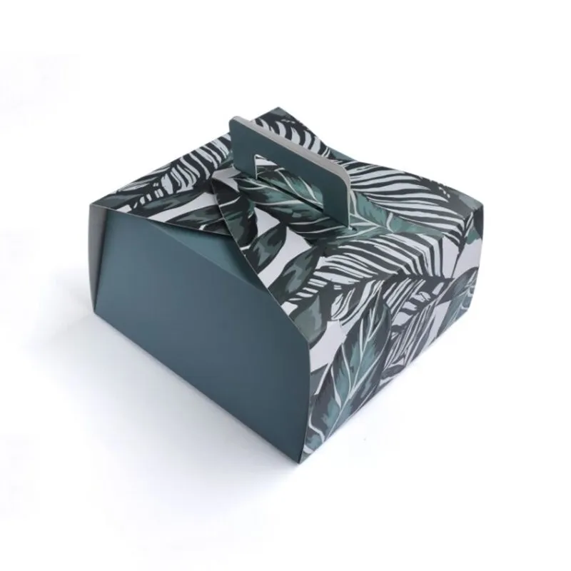 New sale Ins style creative color gift with hand carton spot universal portable color printing baking packaging carton custom - Цвет: same as pic