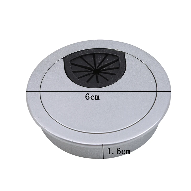 1pc Cable Hole Covers Round Computer Desk Grommet Cable Hole Covers Furniture Hardware Outlet Port Surface Line Sort Out Tools