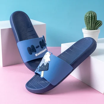 

Men's Summer Slippers Cartoon Lovely Men's Shoes sandalias Lovers Slippers Men Shoes