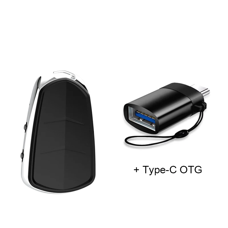 Type-c OTG STTWUNAKE диктофон микро Ручка-диктофон аудио звук мини ключ активированный цифровой профессиональный - Цвет: Type-c OTG