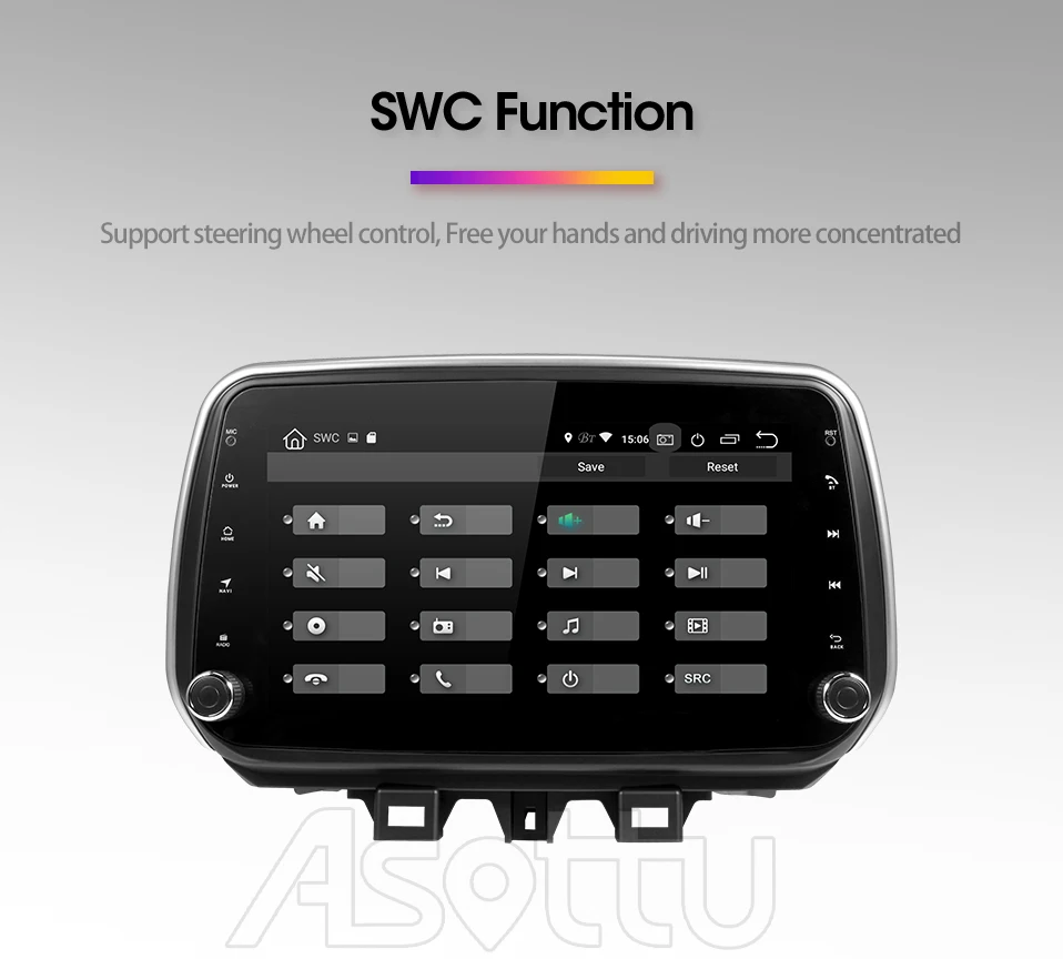 Clearance Asottu PX30 android 9.0 car dvd gps player for hyundai Tucson ix35 2018 car dvd gps navigation raido video  player  car stereo 13