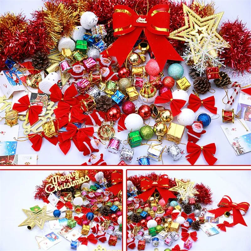 Смешанные формы ручной работы Рождественский кулон Merry Рождественская елка подвесные украшения Рождественские шары для украшения вечерние DIY