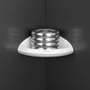 WIKHOSTAR Bathroom Shelf Shampoo Holder Wall Mounted Triangular Corner Shelf Bathroom Organizer Storage Rack Kitchen Shelf 3