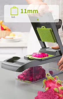 

High-capacity Multi-function Kitchen Manual Food Processor Grinder Vegetable Chopper Shredder Cutter Egg Blender