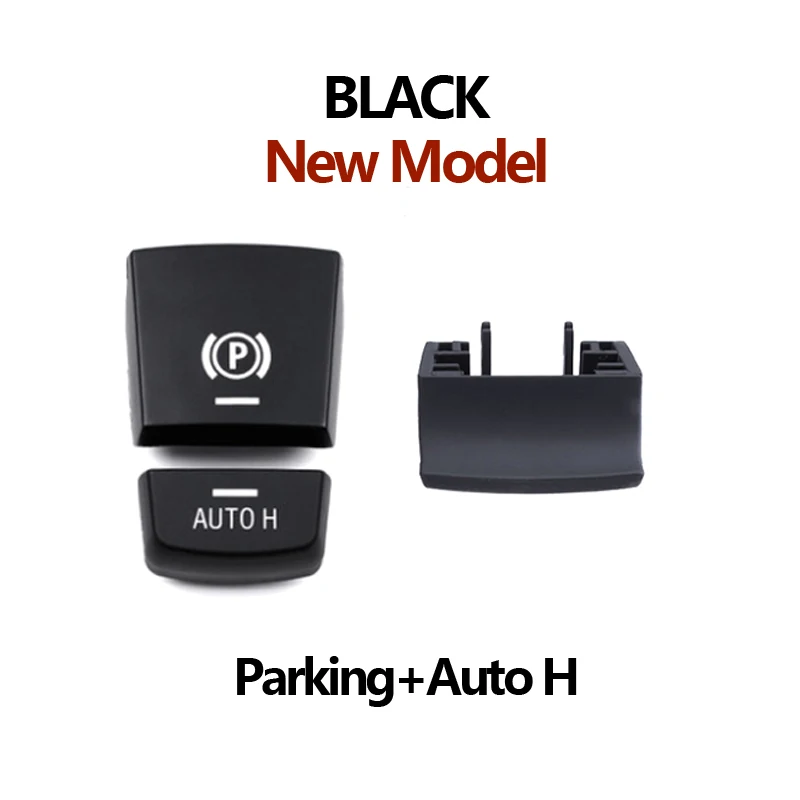 Elektronische Parkbremse Schalter Für BMW 1-4er X5 X6 X7 - Piano Black LHD